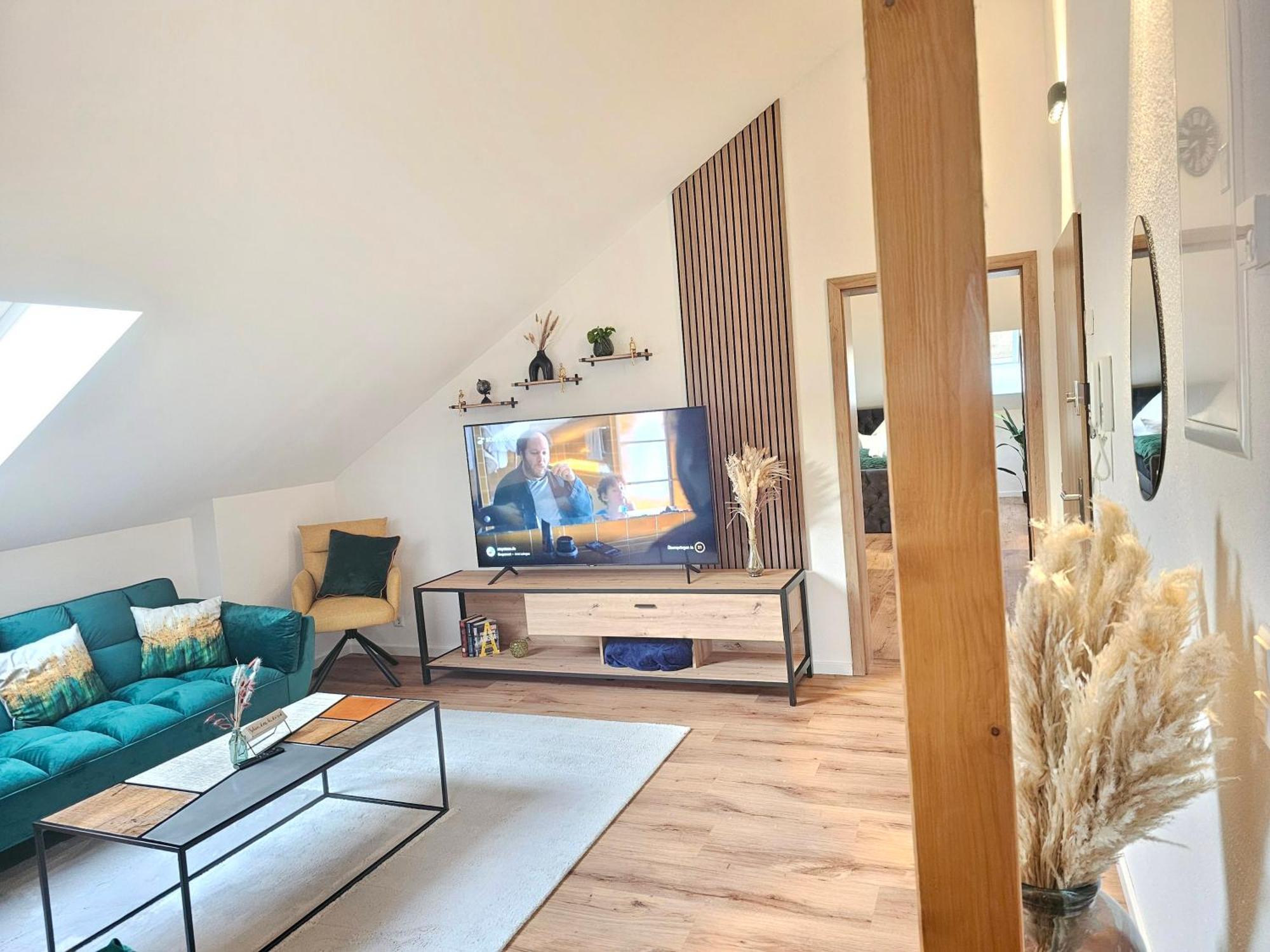 Design-Penthouse I 90Qm I Europapark 20 Min I Boxspring I Nespresso I Parking Apartment Lahr  Luaran gambar