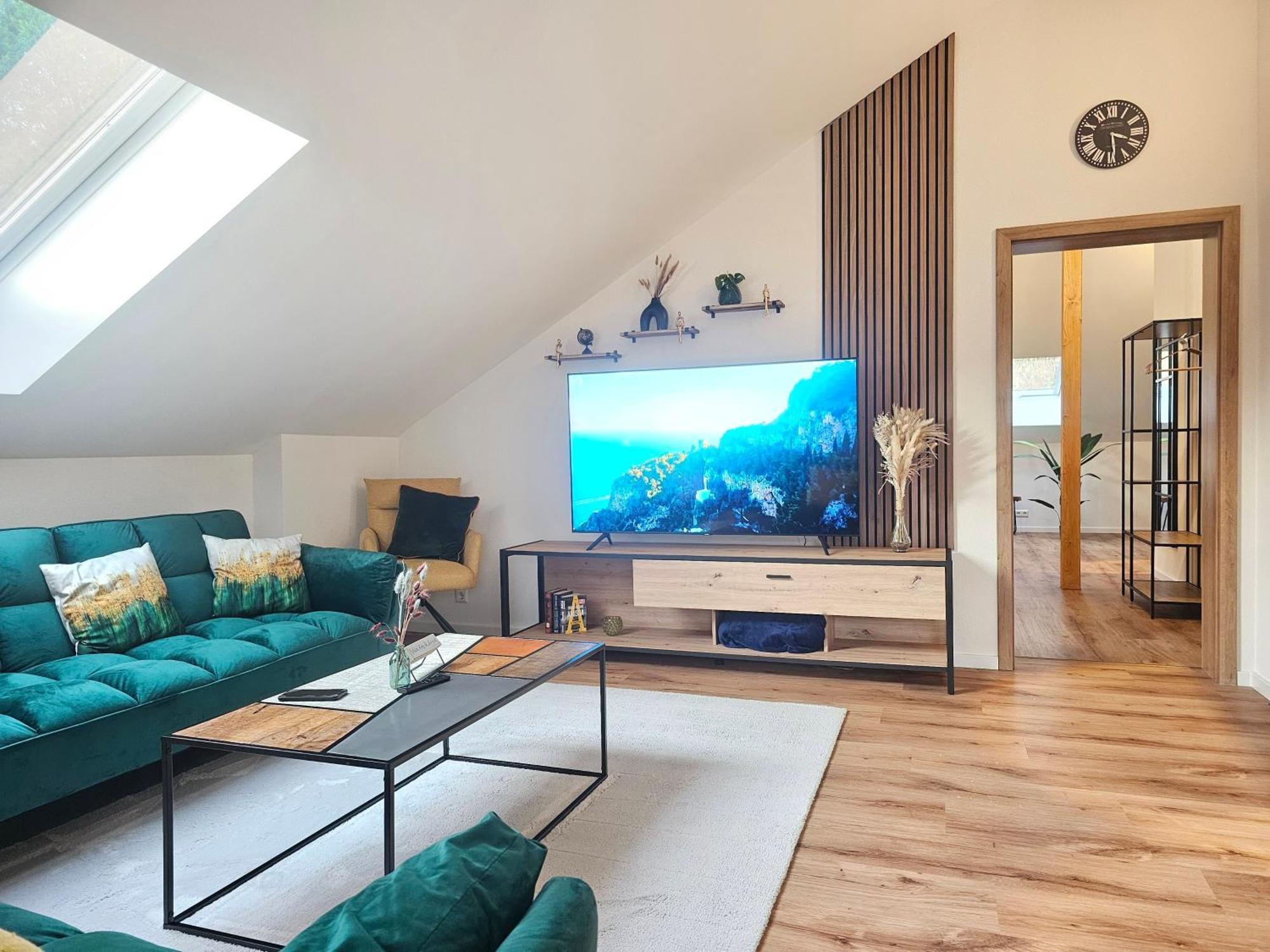 Design-Penthouse I 90Qm I Europapark 20 Min I Boxspring I Nespresso I Parking Apartment Lahr  Luaran gambar