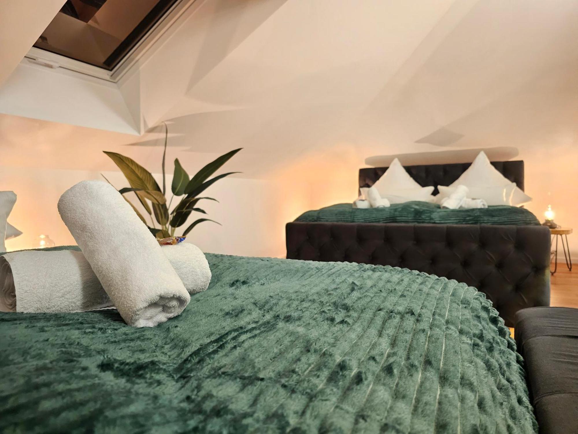 Design-Penthouse I 90Qm I Europapark 20 Min I Boxspring I Nespresso I Parking Apartment Lahr  Luaran gambar