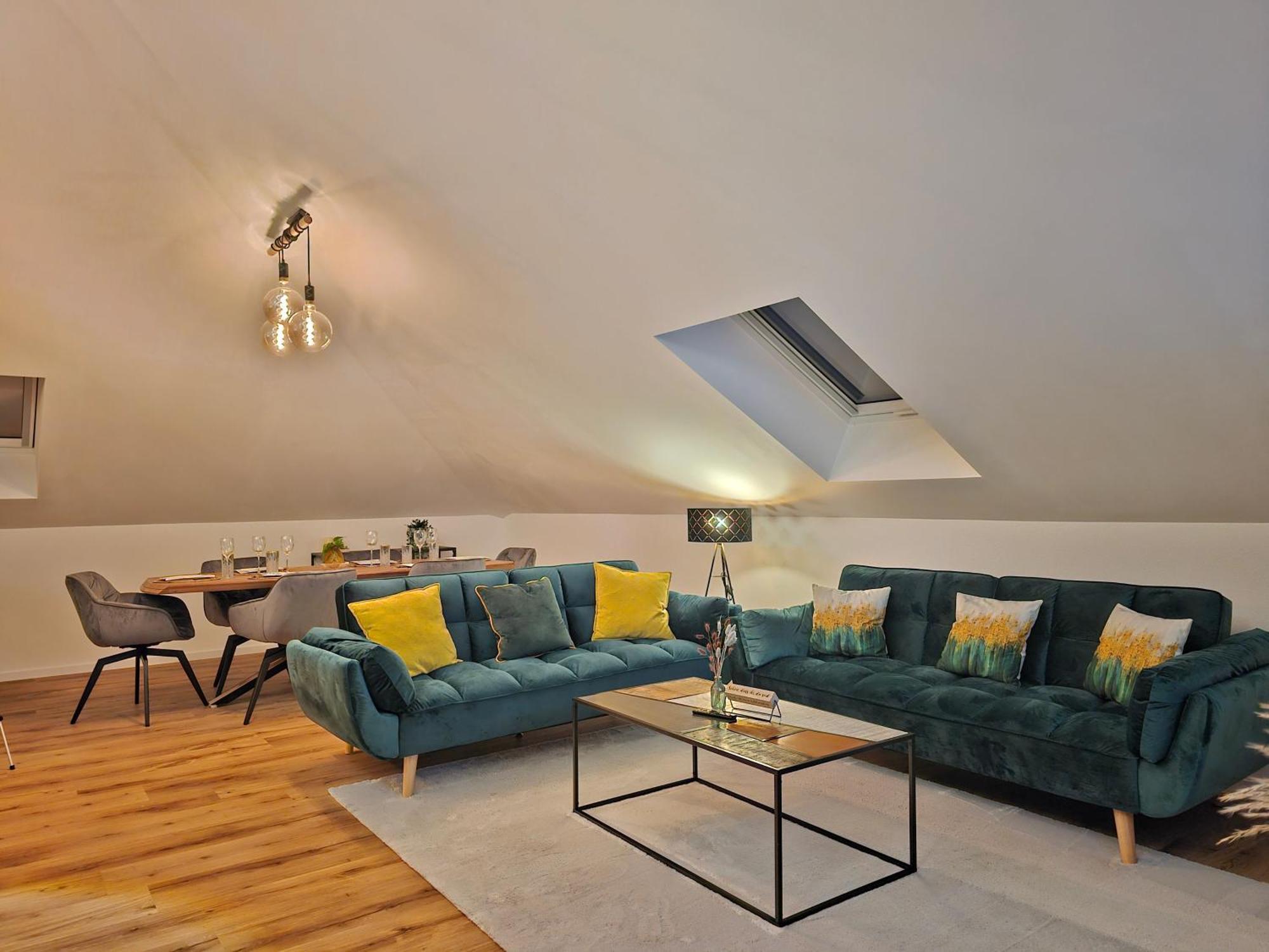 Design-Penthouse I 90Qm I Europapark 20 Min I Boxspring I Nespresso I Parking Apartment Lahr  Luaran gambar